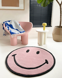 Maison Deux Smiley Rug (yellow, pink, natural)