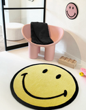 Maison Deux Smiley Rug (yellow, pink, natural)