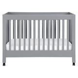 maki folding crib portable babyletto gray
