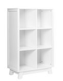 Hudson cubby bookcase white