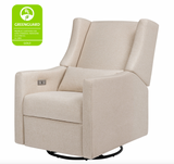 Kiwi Electronic Recliner and Swivel Glider in Eco-Performance Fabric with USB port