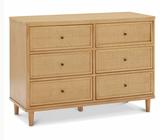 Marin with Cane 6 Drawer Dresser