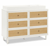 Marin with Cane 6 Drawer Dresser