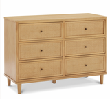 Marin with Cane 6 Drawer Dresser