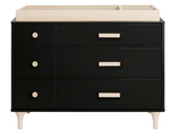 babyletto lolly 6 drawer dresser black and wood