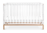 posh baby crib acrylic stylish crib  nursery works luma crib