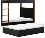 Hudson Tiptoe Bunk Bed + Trundle Bed
