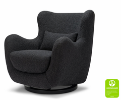 SOLSTICE Swivel Glider in Boucle in Ivory or Black