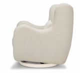 SOLSTICE Swivel Glider in Boucle in Ivory or Black
