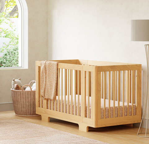 White and natural crib sales