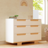 Yuzu 6-Drawer Dresser  in White, Natural, or Walnut