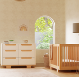 Yuzu 6-Drawer Dresser  in White, Natural, or Walnut