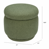 Nurseryworks Sleepytime Rocker (ivory or olive boucle + light legs)
