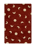 Maison Deux Rug MOONS Brick Red / Gold