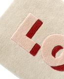 Maison Deux Rug LOVE Cream / Red