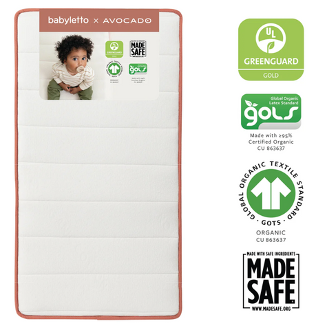 babyletto x Avocado Dual-stage, Organic & Non-Toxic Crib Mattress