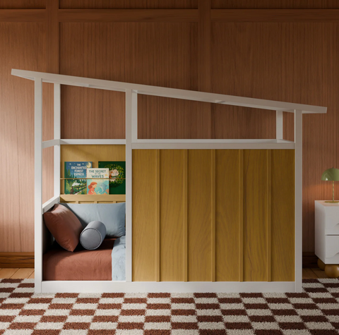 Palma Mid-Century House Twin Bed