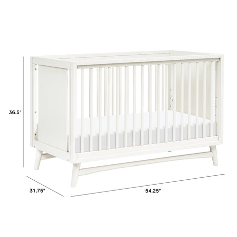 Babyletto Peggy 3 in 1 convertible crib mid century mod wood crib Zac and Zoe
