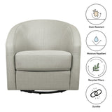 Madison Swivel Glider in Performance in Eco-Twill