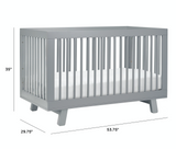 Hudson crib babyletto grey dimensions 