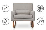 sleepy time rocker Performance Grey Eco-Weave with Dark Legs 