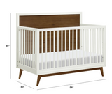 Palma  4-in-1 convertible crib with toddler bed conversion kit