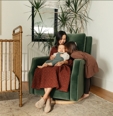 Jeff velvet swivel glider recliner hot sale