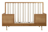 nurseryworks novella crib stained ash and ivory toddler bed