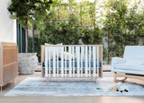 nurseryworks novella crib stained ash and ivory gorgeous elegant modern crib made in the usa
