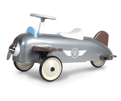 silver retro classic ride on toy for toddlers