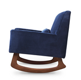 Nurseryworks Sleepytime Rocker in Velvet (Navy + Blush)