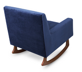 nursery works sleepy time rocker in navy velvet
