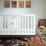 oeuf classic crib walnut base