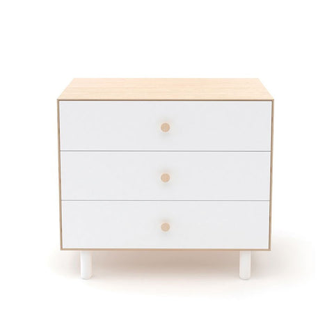 oeuf fawn dresser white 3 drawer